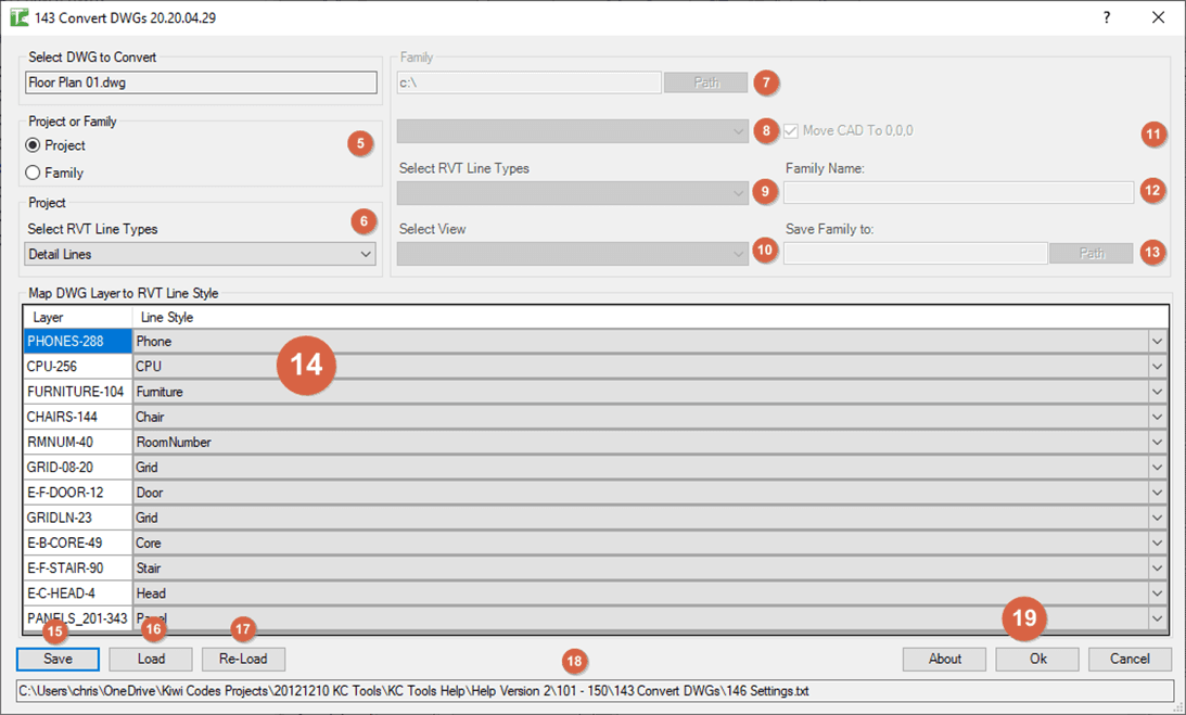 143 Convert DWGs