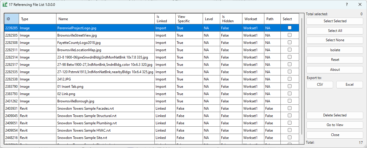 017 Referencing File List