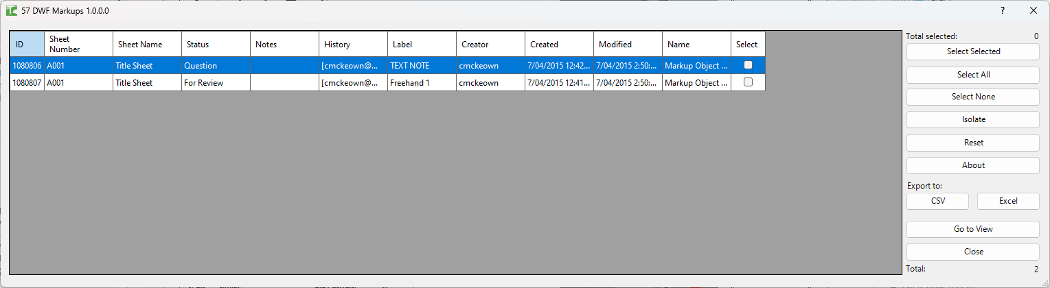 057 DWF Markups