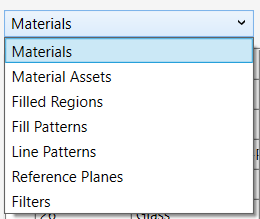 Element type dropdown