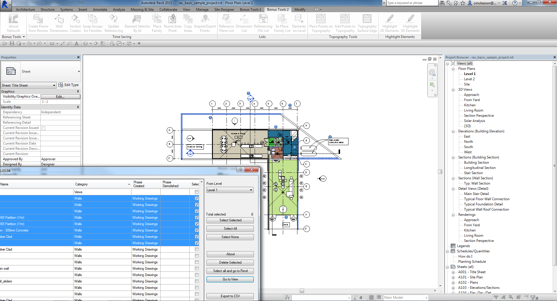 15 Elements on Levels