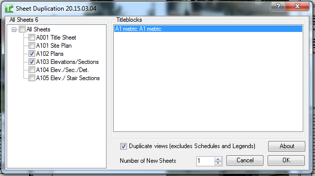 21 Sheet Duplication