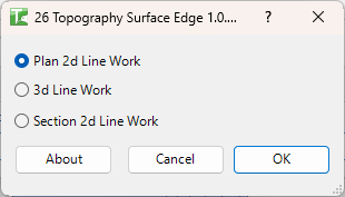 26 Topography Surface Edge dialog