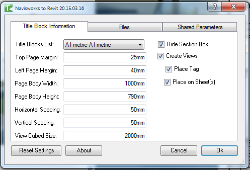 Tab 1 — Title Block Information