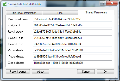 Tab 3 — Shared Parameters
