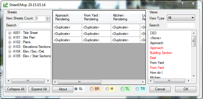044 SheetEMup — New Sheets Count set to 3