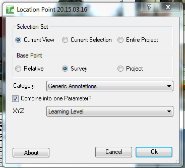 048 Location Point — main dialog