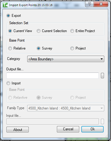Export mode with controls enabled