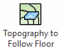 Topography to Follow Floor ribbon button