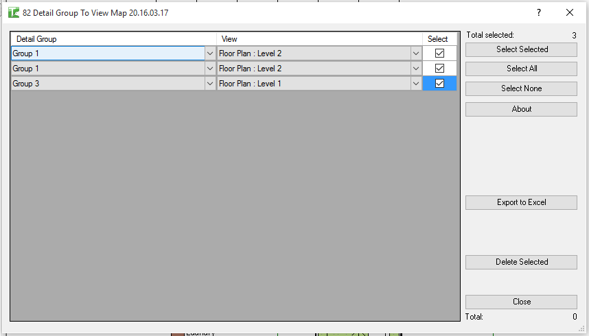 Instances selected for deletion