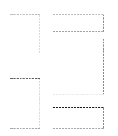 Area Plan view with Detail Lines (dashed rectangles) defining area boundaries
