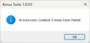 083 Create Area Lines — Detail Lines converted to Area Boundary Lines