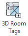 3D Room Tags on the Bonus Tools Ribbon